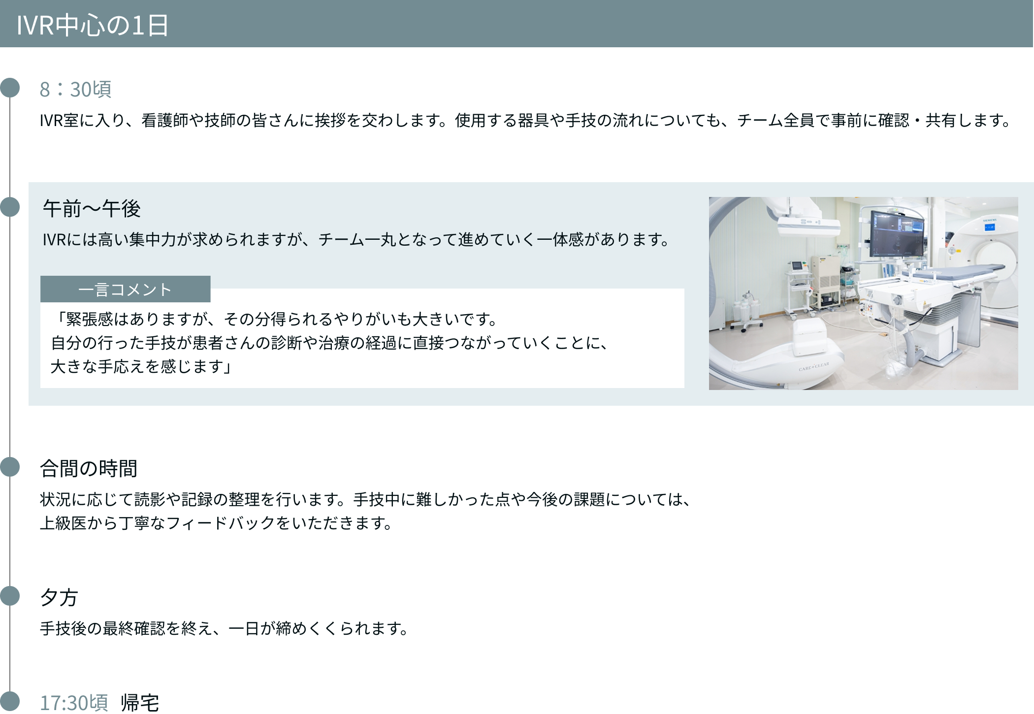 常勤医_IVR中心の1日