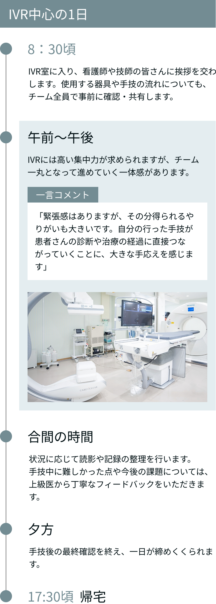 常勤医_IVR中心の1日