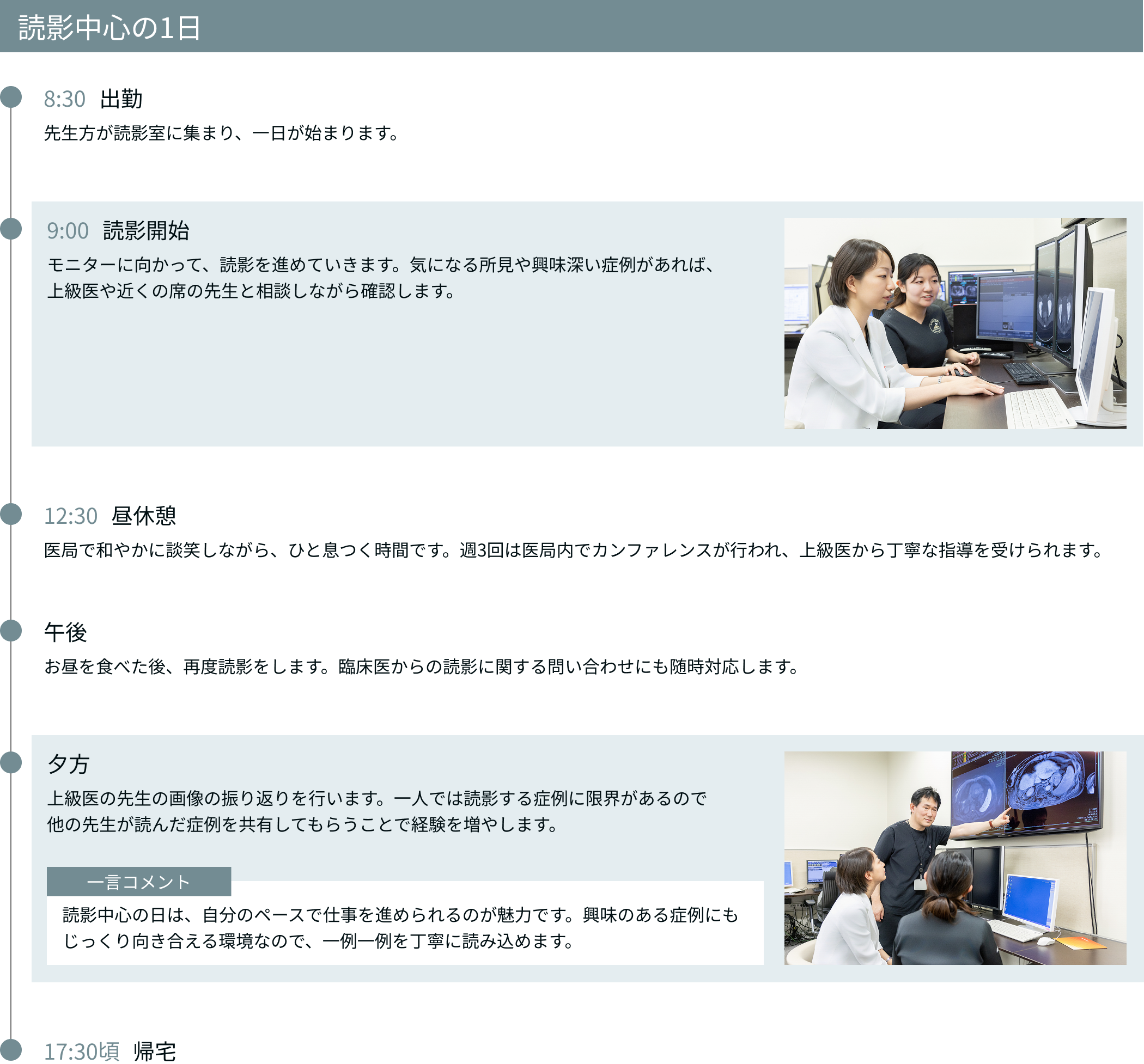 常勤医_読影中心の1日
